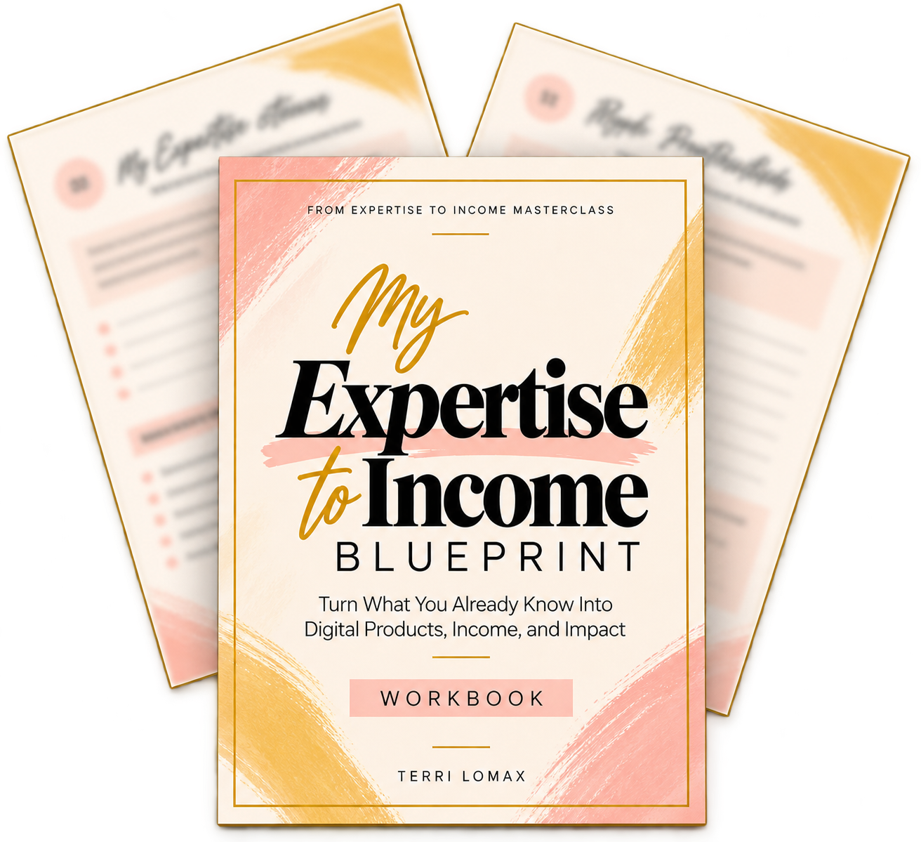My Expertise to Income Workbook Mockup